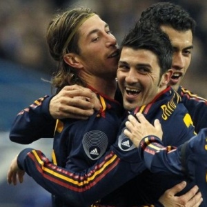 Jogadores da Espanha receberam elogios ap�s vencer o amistoso contra a Fran�a, em Paris