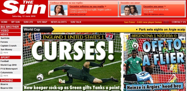 Falha de Green aumenta drama inglês; tabloides britânicos lamentam