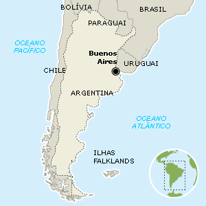 Argentina Mapa Capital