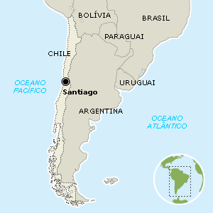 Chile Mapa Capital