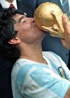 Diego Maradona, sobre seu primeiro gol contra a Inglaterra nas quartas
