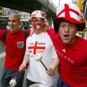 Inglaterra quer evitar fs violentos na Copa de 2010