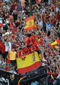 Espanha de 2008 era treinada por<BR> Aragons e ganhou a Eurocopa