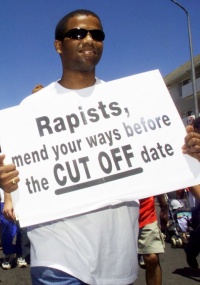 Estupros j motivaram protestos pelo pas-sede do Mundial 2010
