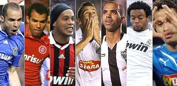 Alex, Sandro, Ronaldinho, Paulo Henrique Ganso, Diego Tardelli, Marcelo e Carlos Eduardo: os sete na lista de espera para a Copa de 2010