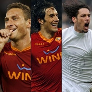 Totti, Toni e Amauri foram deixados de lado pelo tcnico da Itlia, Marcello Lippi, na lista para Copa