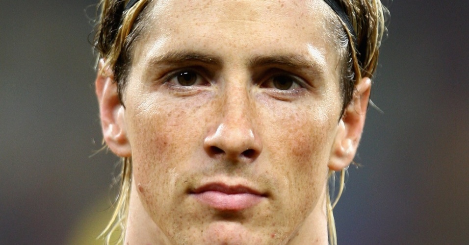 Fernando Torres, jogador da seleção de futebol da Espanha