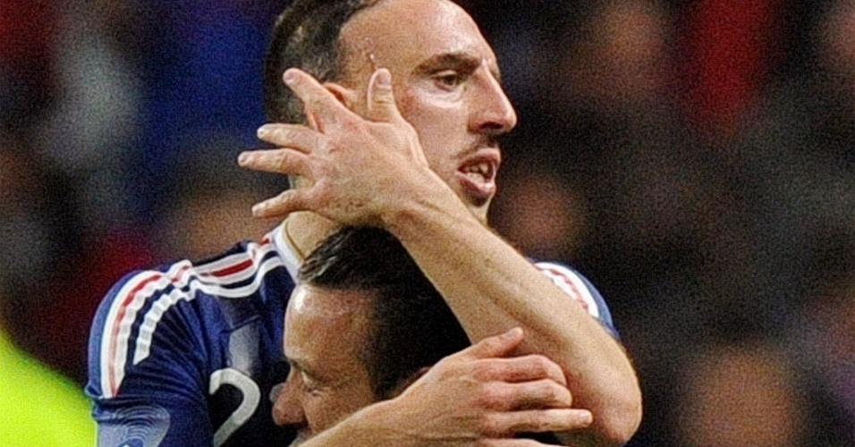 Ribéry e Valbuena fizeram os gols da virada francesa sobre a Costa Rica