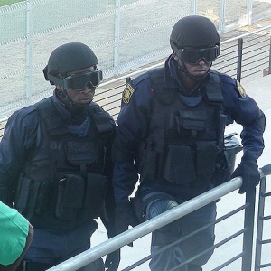 Polcia especial da frica do Sul far esquema diferenciado de segurana em Bloemfontein