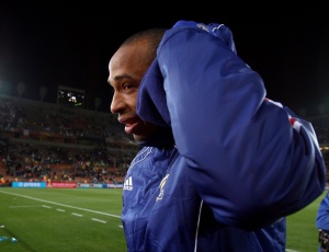 Veterano Thierry Henry, de 32 anos, teve poucas chances na Copa do Mundo com seleo francesa