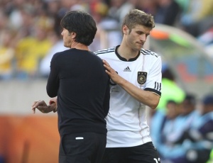 Mller, que no repetiu a atuao do primeiro jogo, gostou da reao da Alemanha ao iniciar perdendo