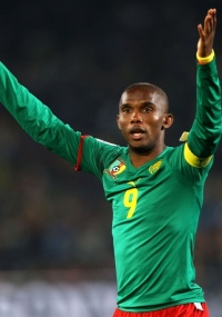 Samuel Eto'o, capitão da seleção de Camarões