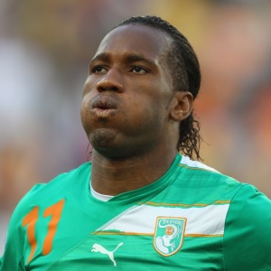 Drogba se despede da Copa do Mundo da �frica do Sul com o 3� lugar da Costa do Marfim no grupo G