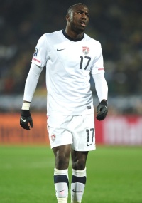 Jozy Altidore, no jogo entre EUA e Gana: nenhum gol na Copa