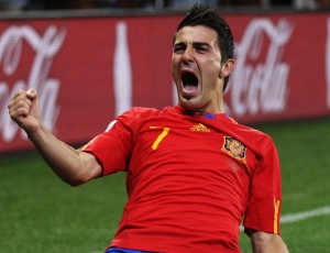 Com 4 gols, Villa  um dos destaques do Mundial, mas j ganhou o status de melhor na Espanha
