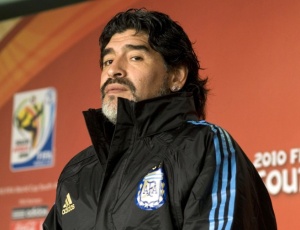 Srio, Maradona se negou a comentar a queda do Brasil e o time da Alemanha, rival nas quartas