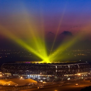 Estdio Soccer City, em Johanesburgo, recebe a final da Copa do Mundo entre Espanha e Holanda