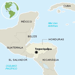 Honduras - Mapa