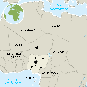 Nigéria - Mapa