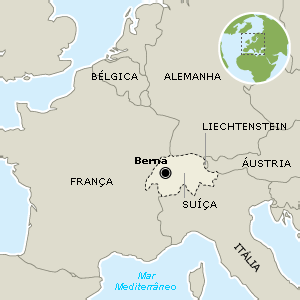 Suíça - Mapa